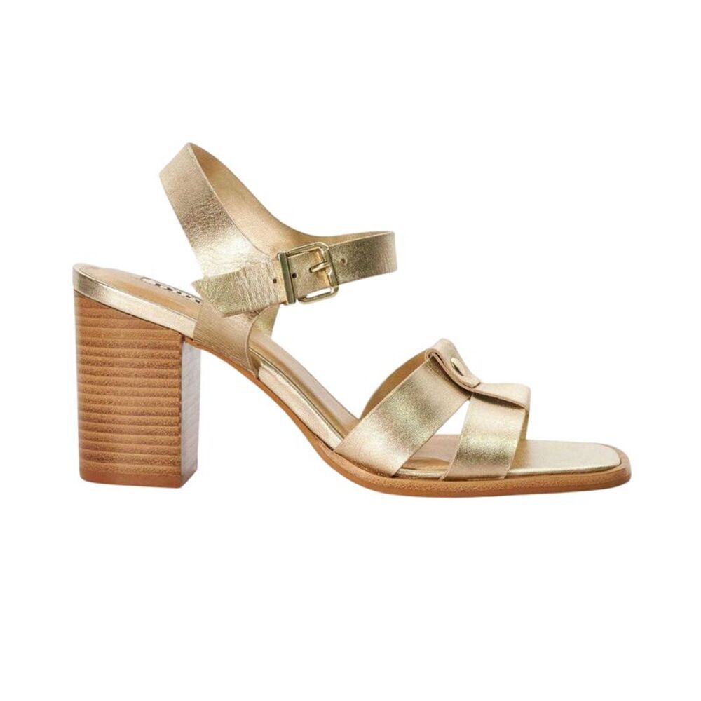Dune London Womens/Ladies Jessia Leather Sandals / Gold